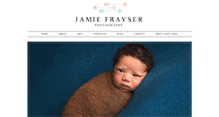 Desktop Screenshot of jamiefrayserphotography.com