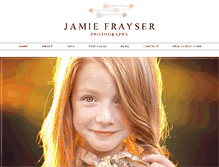 Tablet Screenshot of jamiefrayserphotography.com